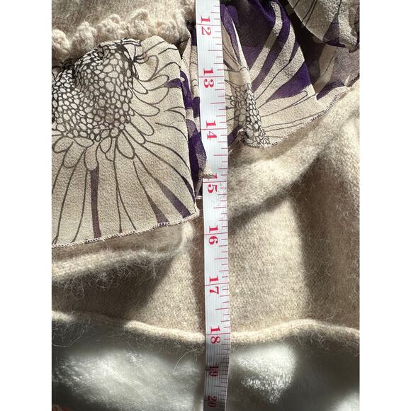 Anthropologie Cropped Ruffled Open Cardigan, Size M | by Knitted & Knotted - Picture 4 of 8